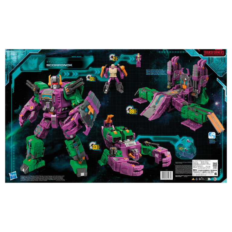 Transformers War for Cybertron Earthrise Titan Class Scorponok