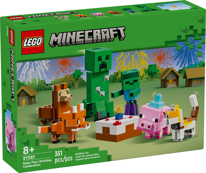 LEGO Minecraft 21281 Baby Pig's Celebration