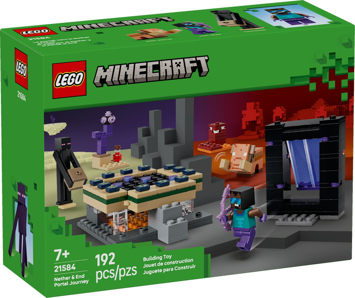 LEGO Minecraft 21584 Nether & End Portal Journey