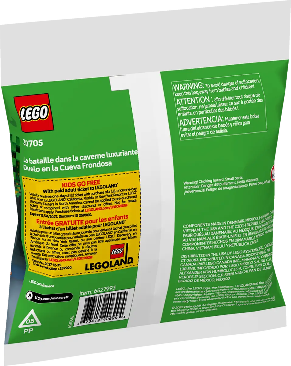 LEGO Minecraft 30705 The Lush Cave Fight Polybag