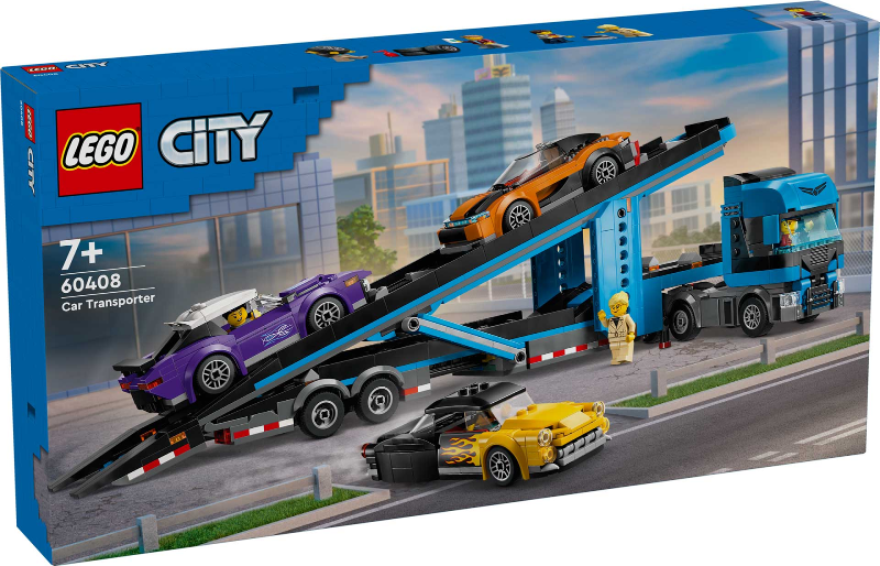 LEGO City 60408 Car Transporter Truck With Sports Cars