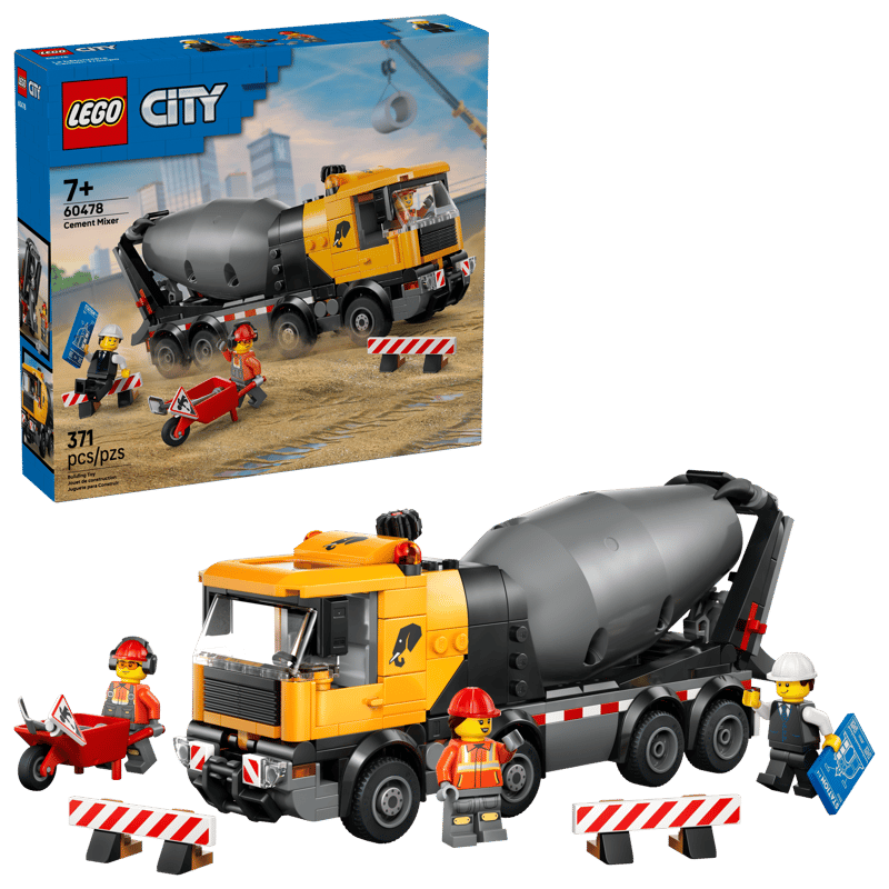 LEGO City 60478 Cement Mixer