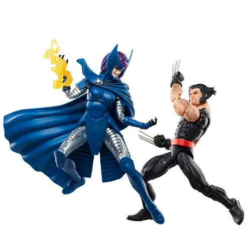 Wolverine Marvel Legends Series Wolverine and Psylocke 6-Inch Action Figures
