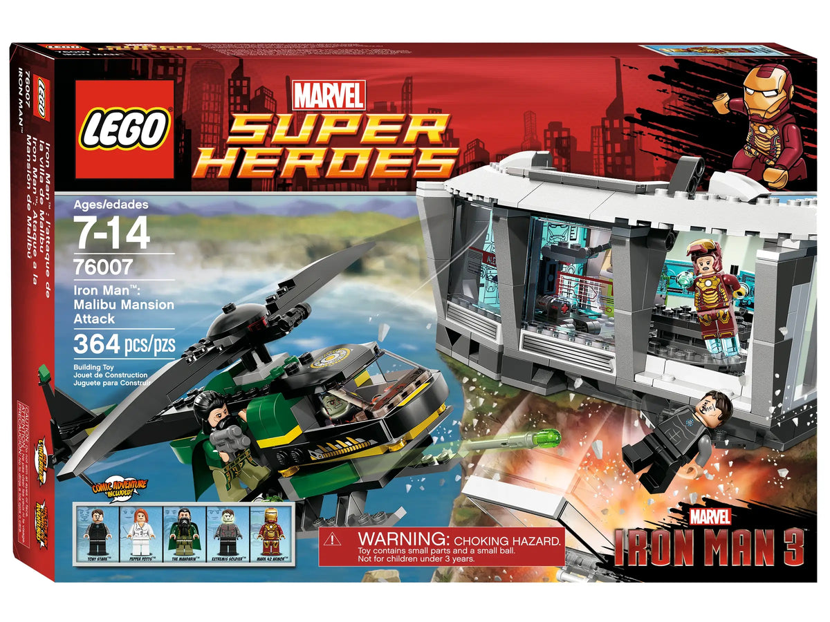 LEGO Marvel 76007 Iron Man: Malibu Mansion Attack