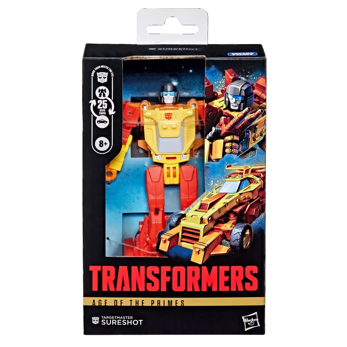 Transformers Age of the Primes Deluxe Class Targetmaster Sureshot