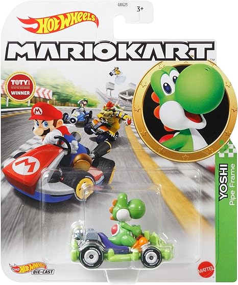 HWGBG25 Hot Wheels Mario Kart Yoshi
