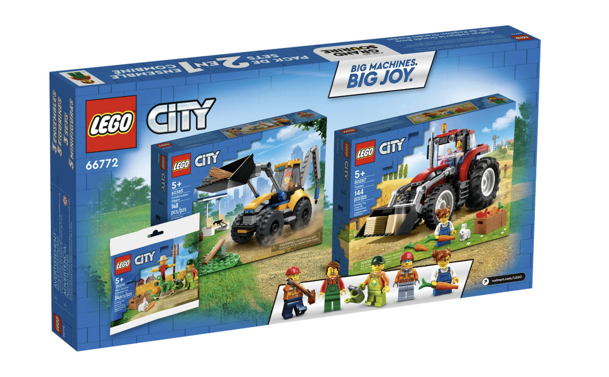 LEGO City 66772 Big Wheel Gift Set 2in1 Combo Pack