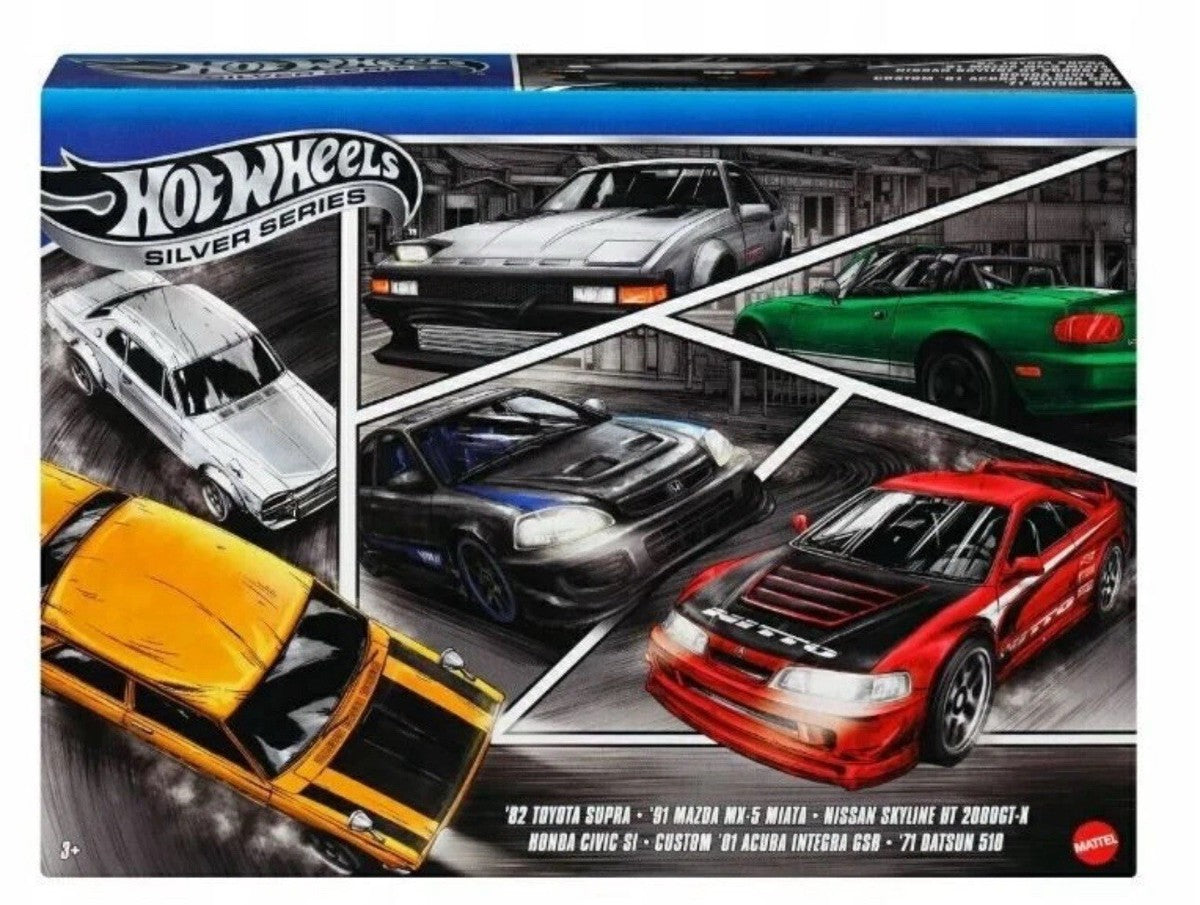 HWJBY77 Hot Wheels Silver Series Japanese Multipack