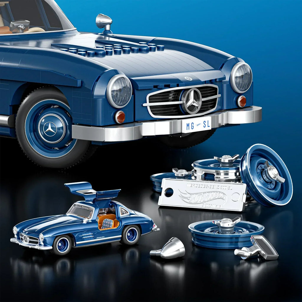 HWHWW25 Mattel Brick Shop Hot Wheels Mercedes Benz 300 SL