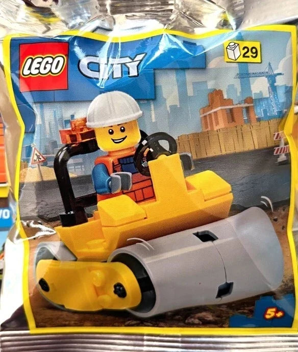 LEGO City 952210 Worker with Road Roller Foil Pack